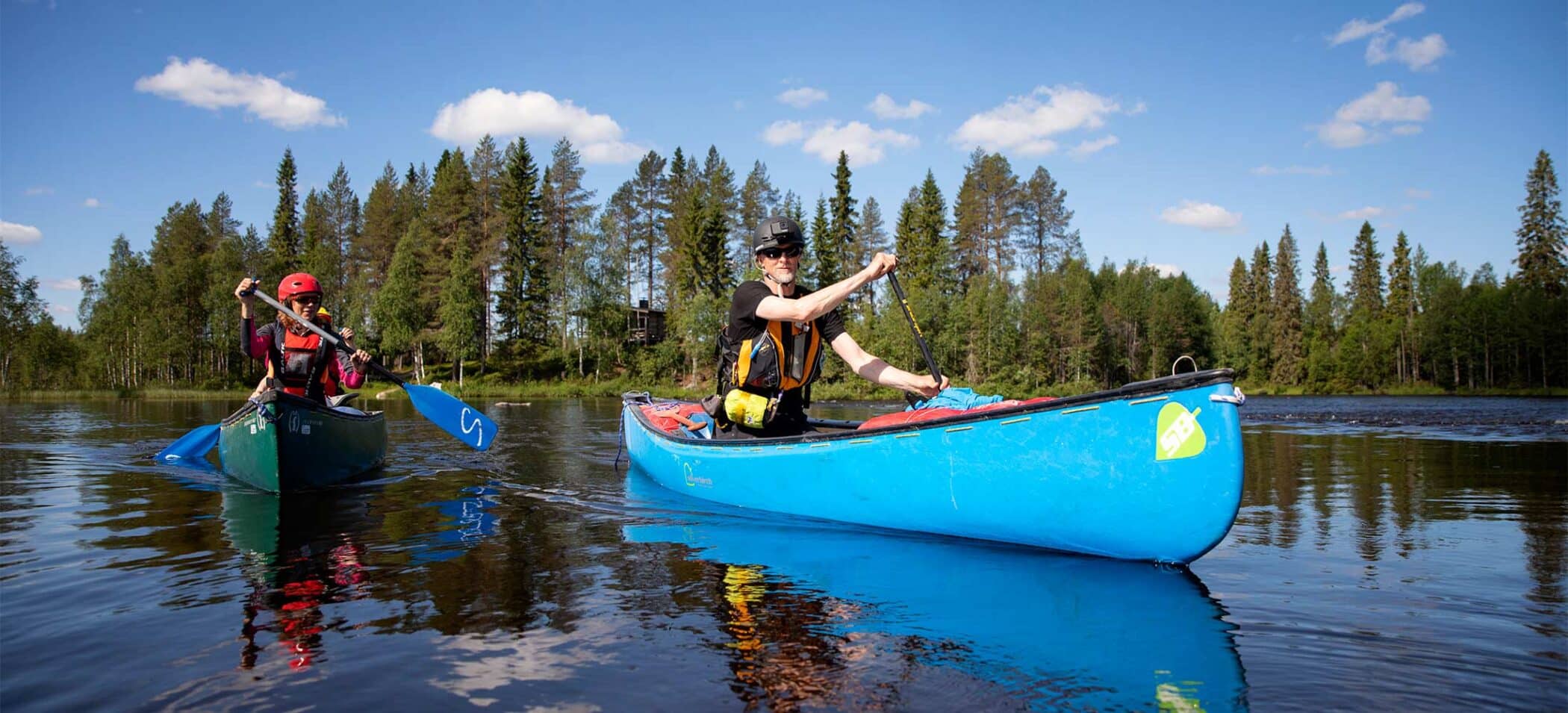Melontaa Iijoella Taivalkoskella